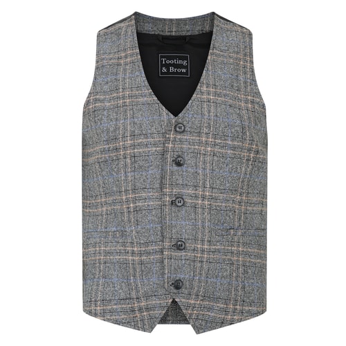 Tooting & Brow Vialli Weste Grau